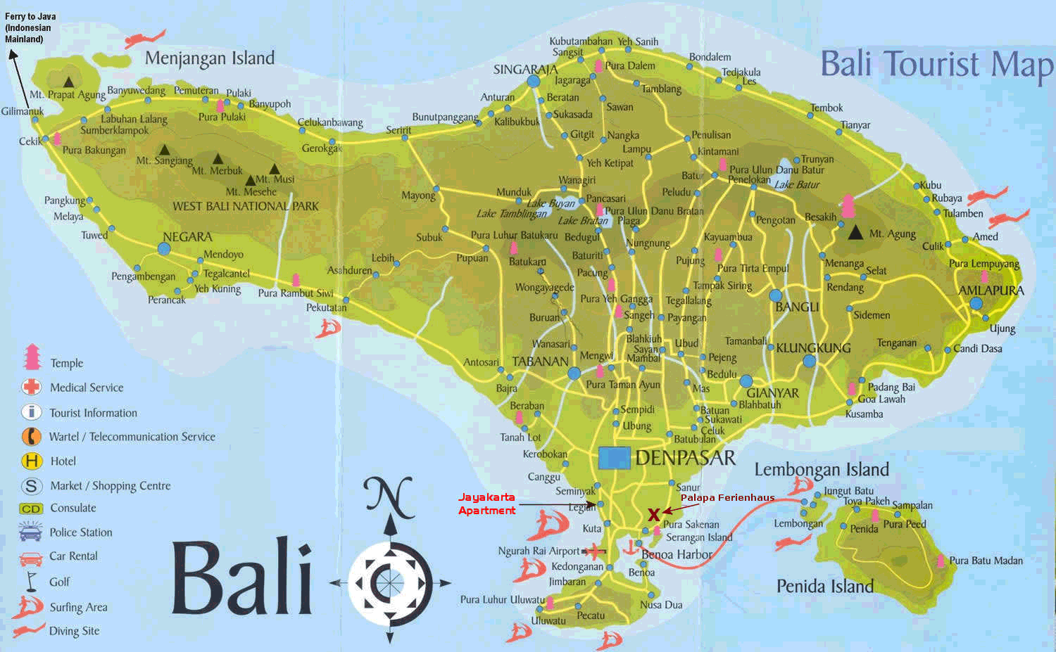 Bali Map